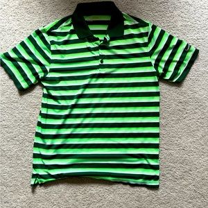 Nike Golf Performance Polo in Green/White Small